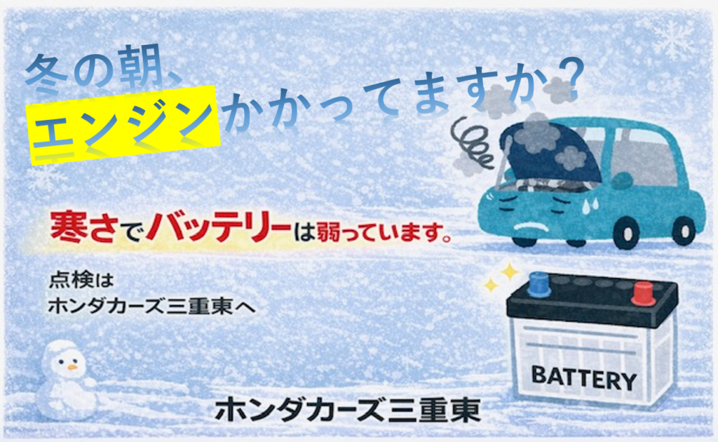 【冬のトラブル】寒さ対策は足元よりバッテリーから🪫