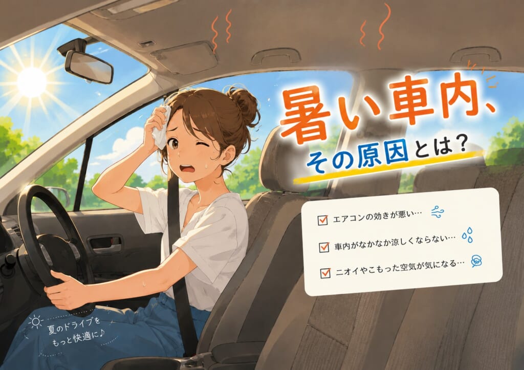 真夏の車内がサウナになる前に！